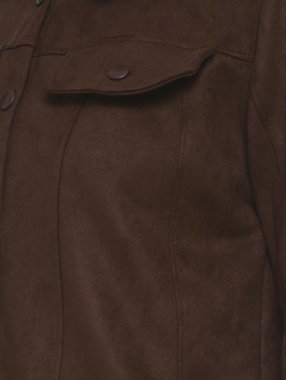 long sleeved pocket flap jacket - 16741970 - Zoom Image - 5