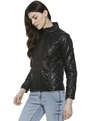 long sleeved pocket detail padded jacket - 16741976 - Standard Image - 2