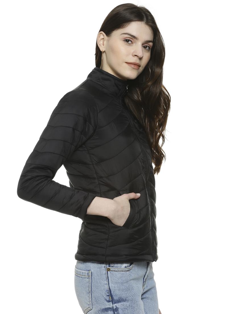 long sleeved pocket detail padded jacket - 16741977 - Zoom Image - 2