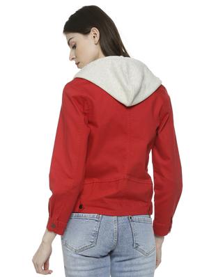 long sleeved pocket patch hooded jacket - 16741980 - Standard Image - 3