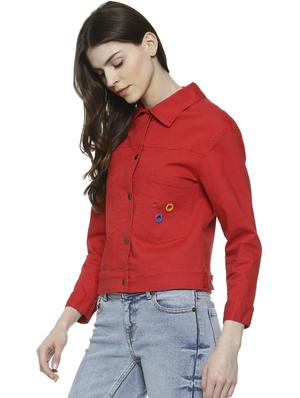 long sleeved pocket patch jacket - 16741981 - Standard Image - 2
