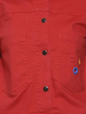 long sleeved pocket patch jacket - 16741981 - Standard Image - 5