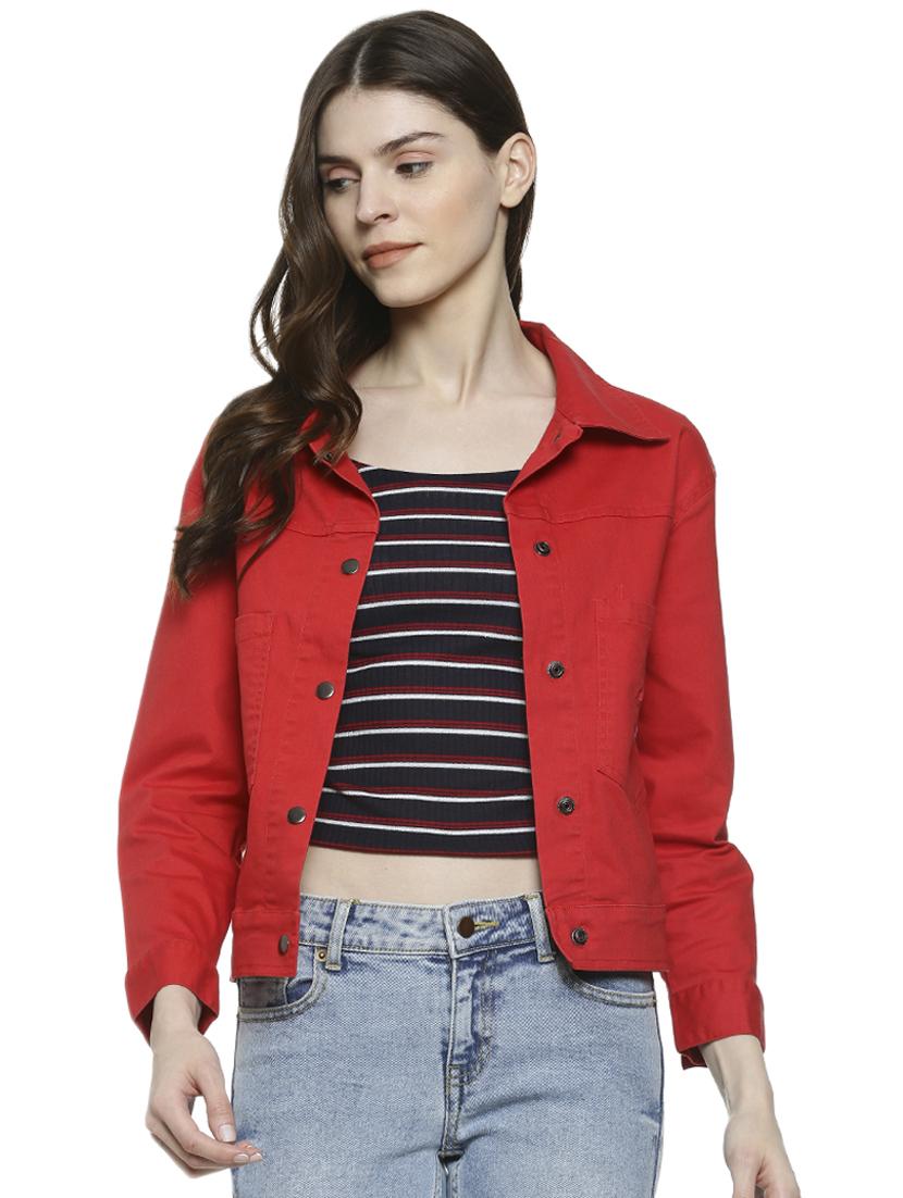 long sleeved pocket patch jacket - 16741981 - Zoom Image - 1