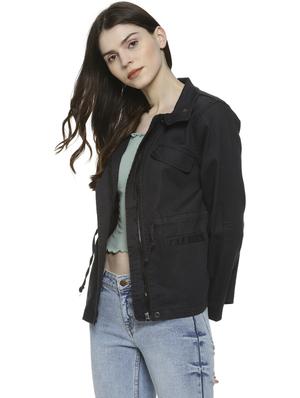 ti knot drawstring pocket patch jacket - 16741983 - Standard Image - 2