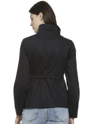 ti knot drawstring pocket patch jacket - 16741983 - Standard Image - 3