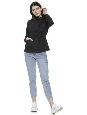 ti knot drawstring pocket patch jacket - 16741983 - Standard Image - 4