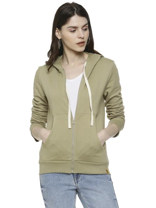 long sleeved pocket patch hooded jacket - 16741989 - Standard Image - 1