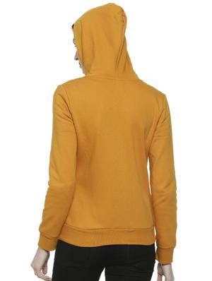 yellow cotton hoodie jacket - 16741990 - Standard Image - 3