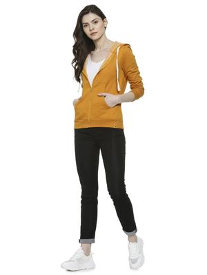yellow cotton hoodie jacket - 16741990 - Standard Image - 4