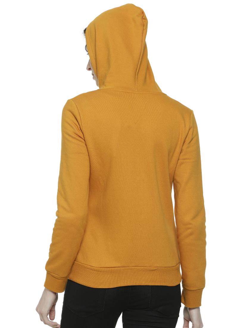 yellow cotton hoodie jacket - 16741990 - Zoom Image - 3
