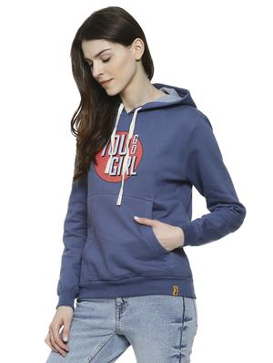 long sleeved quirky print hooded sweatshirt - 16741995 - Standard Image - 2