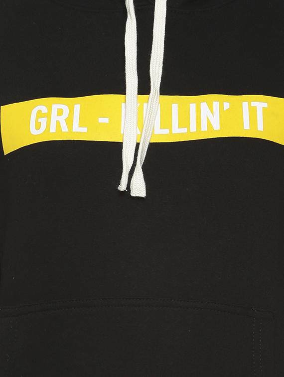 long sleeved quirky print hooded sweatshirt - 16741999 - Zoom Image - 5