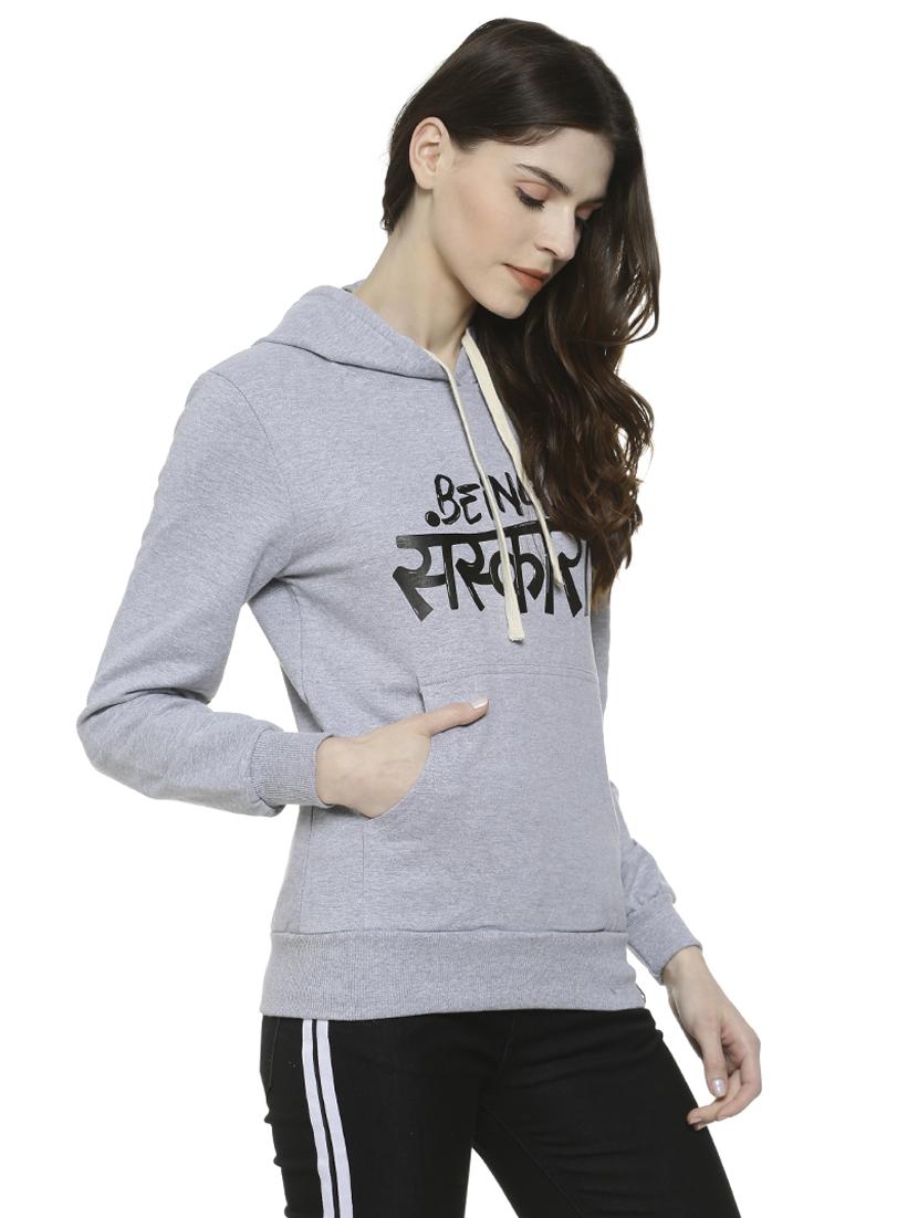 long sleeved quirky print hooded sweatshirt - 16742002 - Zoom Image - 2