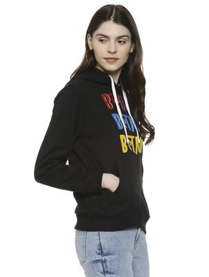 long sleeved quirky print hooded sweatshirt - 16742009 - Standard Image - 2
