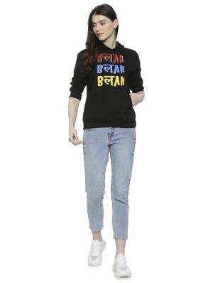 long sleeved quirky print hooded sweatshirt - 16742009 - Standard Image - 4