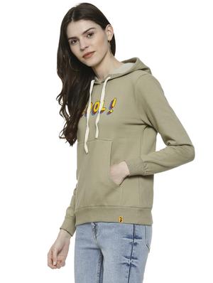 long sleeved quirky print hooded sweatshirt - 16742010 - Standard Image - 2