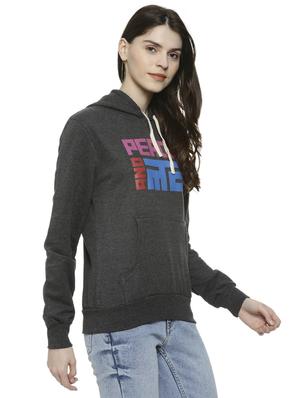 long sleeved quirky print hooded sweatshirt - 16742012 - Standard Image - 2