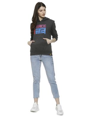 long sleeved quirky print hooded sweatshirt - 16742012 - Standard Image - 4