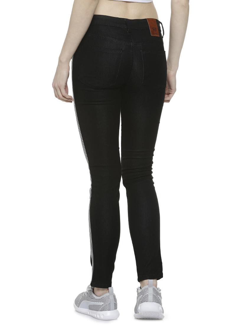 low rise side tapping jeans - 16742017 - Zoom Image - 3