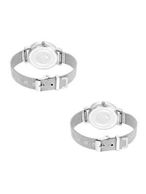 quixotic white & pink day-date functioning womens combo - 16742046 - Standard Image - 2