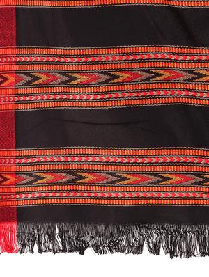 solid woolen shawl - 16742058 - Standard Image - 6
