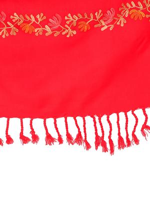 solid woolen shawl - 16742062 - Standard Image - 6