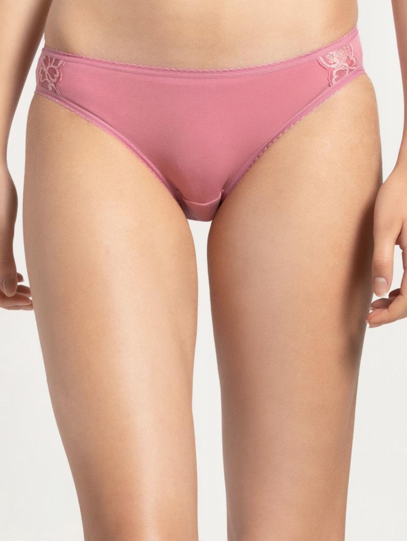 low rise lace detail bikini panty - 16742152 - Zoom Image - 1