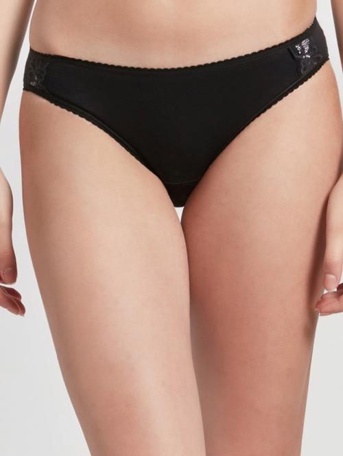 low rise lace detail bikini panty - 16742154 - Standard Image - 1
