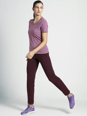 v neck striped tee - 16742222 - Standard Image - 4