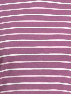 v neck striped tee - 16742222 - Standard Image - 5