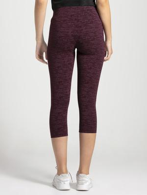 high rise melange capri - 16742239 - Standard Image - 3