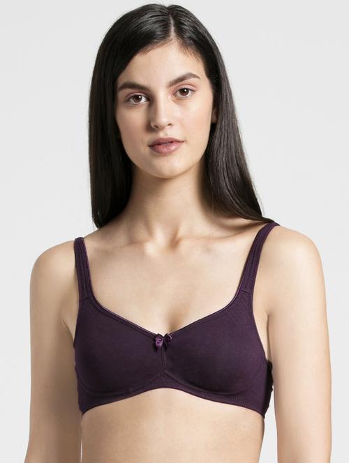 bow patch lace detail minimizer bra - 16742431 - Standard Image - 1
