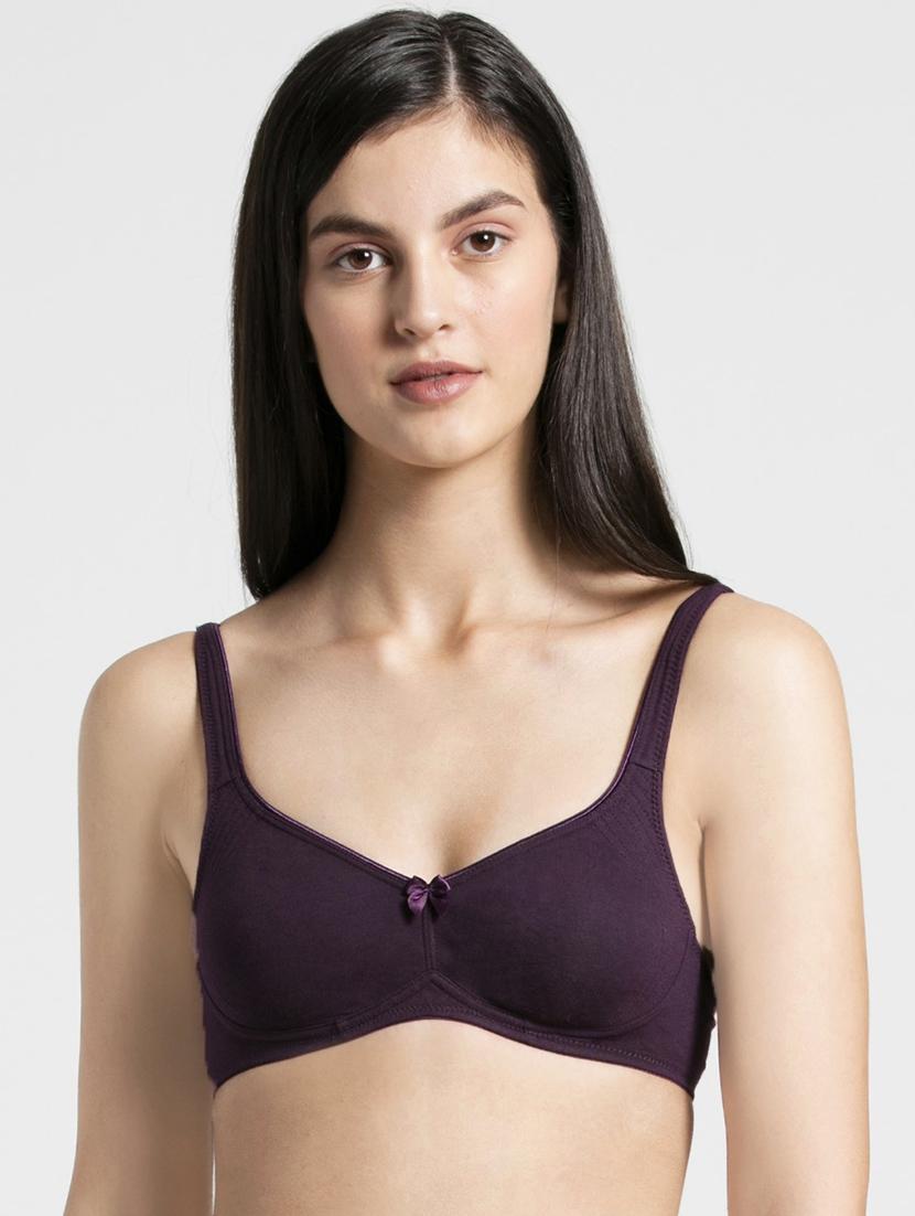 bow patch lace detail minimizer bra - 16742431 - Zoom Image - 1