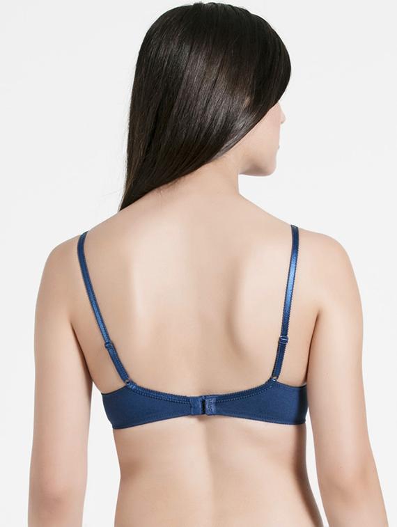 bow patch lace detail minimizer bra - 16742453 - Zoom Image - 2