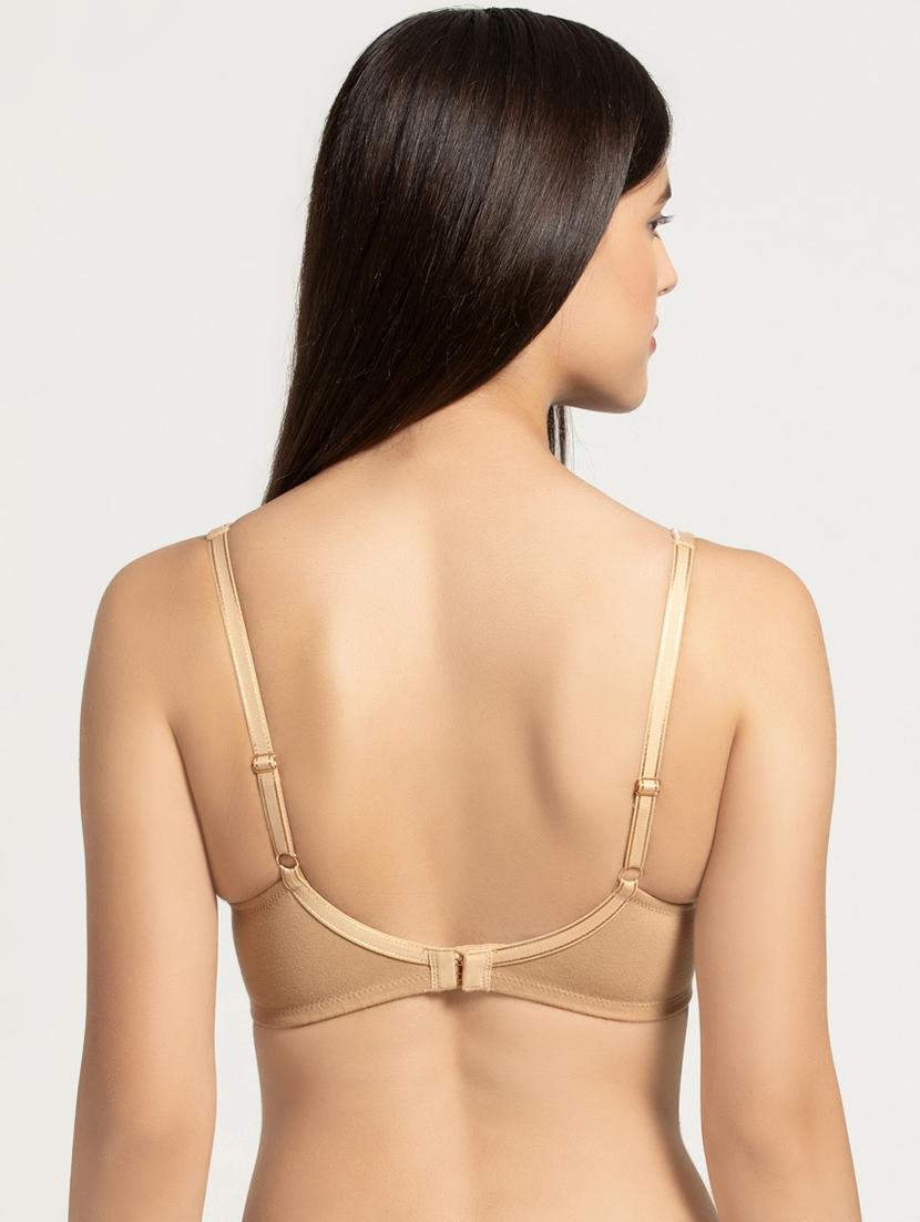 bow patch solid bra - 16742590 - Zoom Image - 2