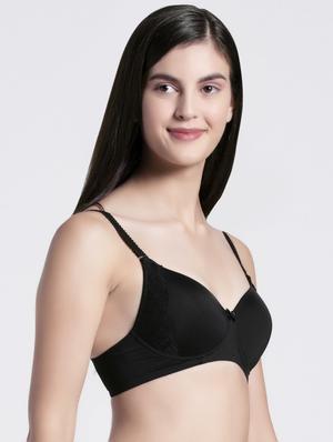 bow patch solid t-shirt bra - 16742592 - Standard Image - 2