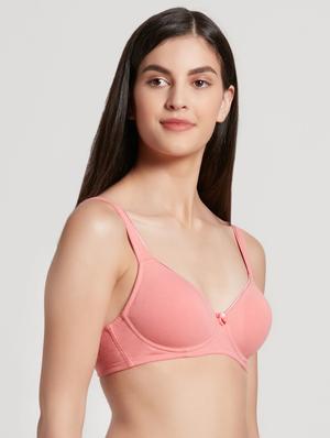 bow patch solid regular bra - 16742629 - Standard Image - 2