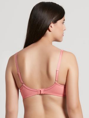 bow patch solid regular bra - 16742629 - Standard Image - 3