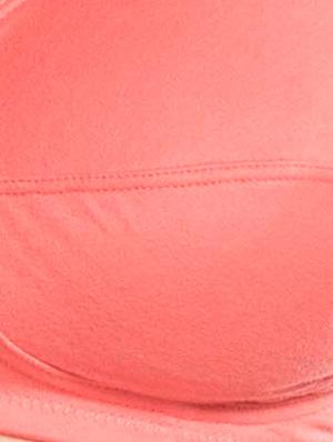 bow patch solid regular bra - 16742636 - Standard Image - 3
