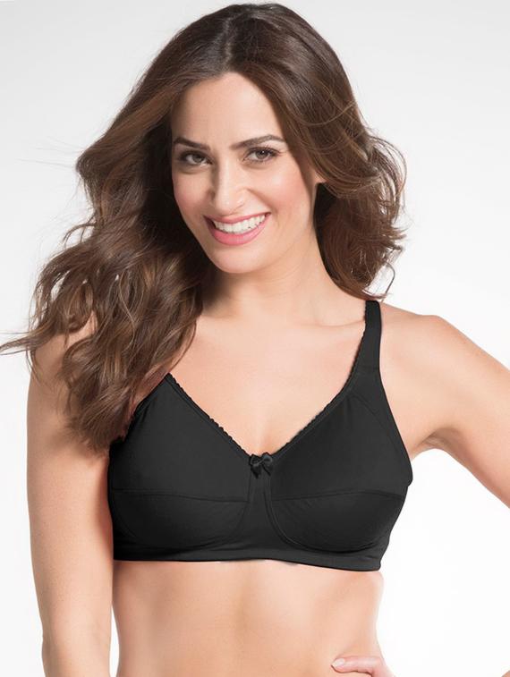bow patch solid regular bra - 16742639 - Zoom Image - 1