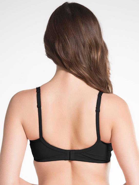 bow patch solid regular bra - 16742639 - Zoom Image - 2