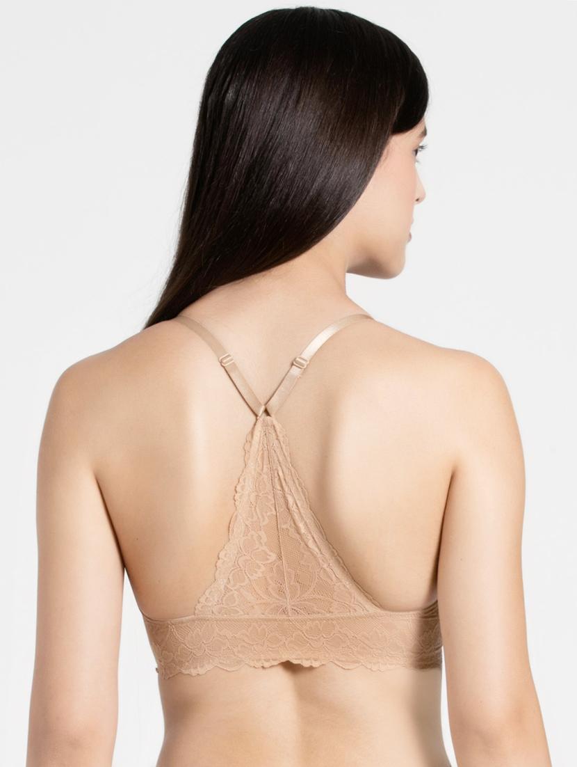 styled back lace detail push up bra - 16742706 - Zoom Image - 2