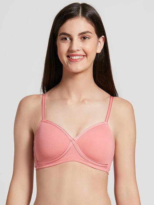 lightly padded solid bra - 16742743 - Standard Image - 1