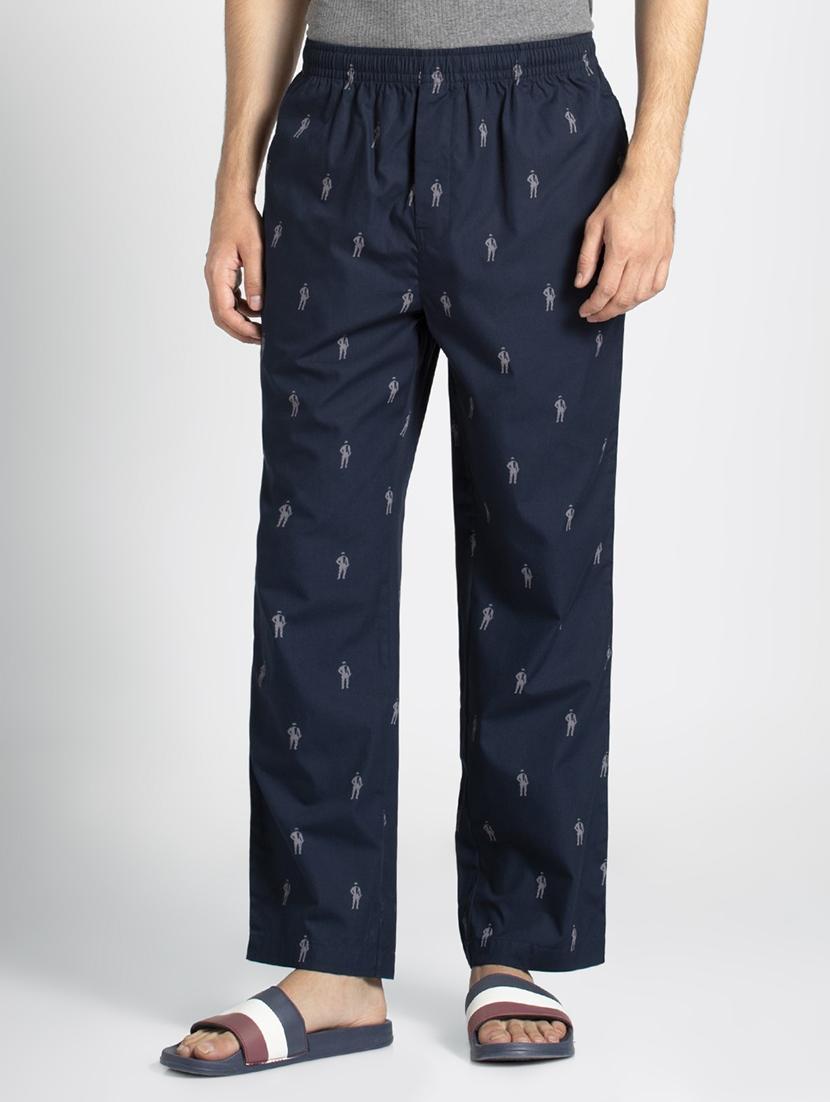 navy blue printed pyjama - 16742799 - Zoom Image - 1