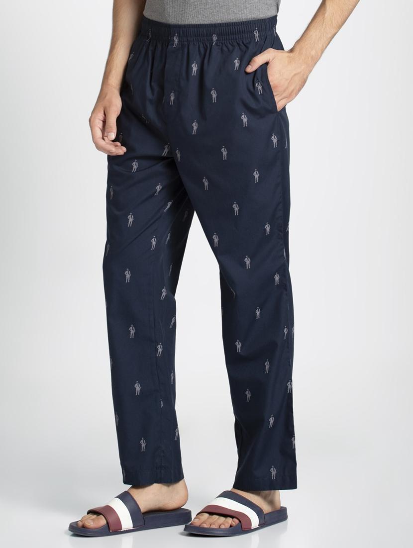 navy blue printed pyjama - 16742799 - Zoom Image - 2