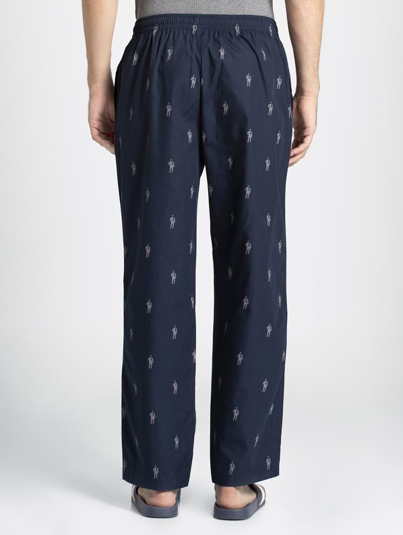 navy blue printed pyjama - 16742799 - Zoom Image - 3