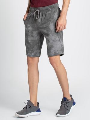 grey printed bermuda shorts - 16742801 - Standard Image - 2