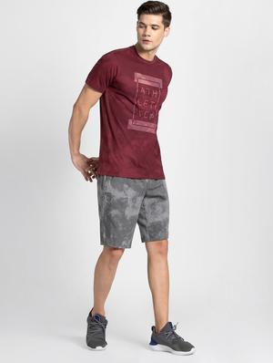 grey printed bermuda shorts - 16742801 - Standard Image - 4