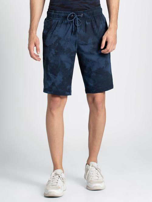 blue printed bermuda shorts - 16742802 - Standard Image - 1