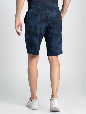 blue printed bermuda shorts - 16742802 - Standard Image - 3